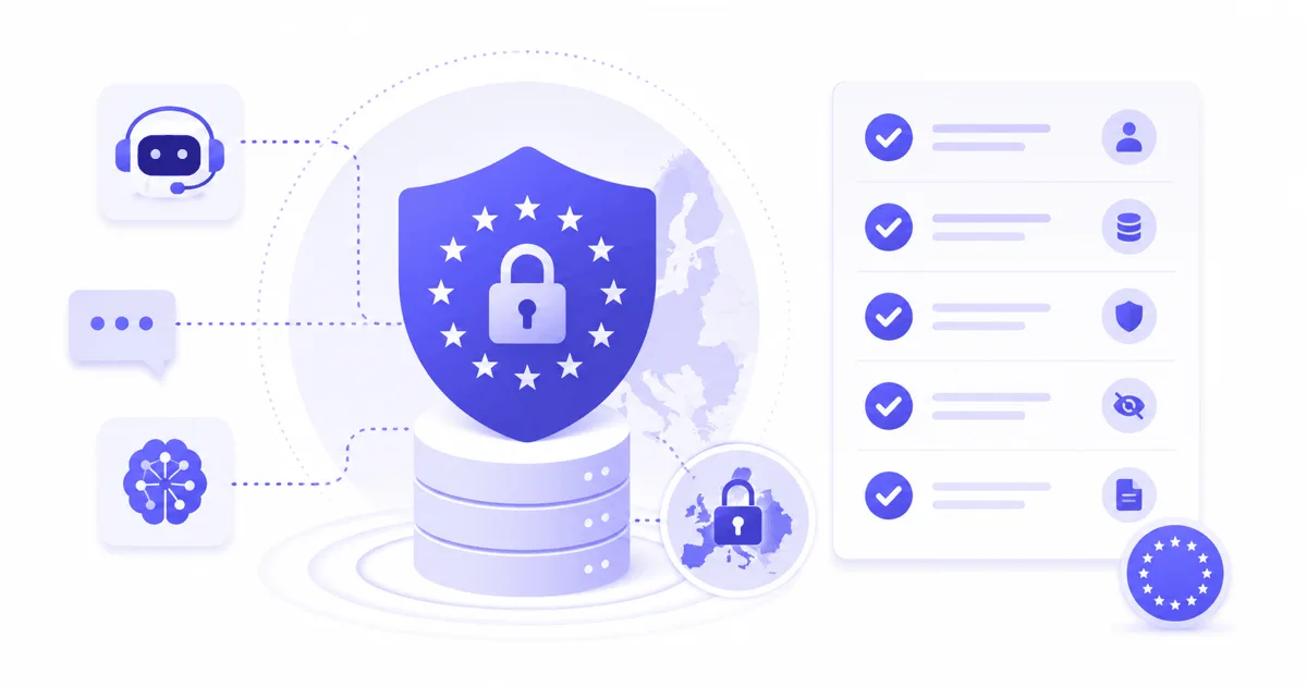 GDPR-compliant enterprise AI chatbot deployment checklist 2026
